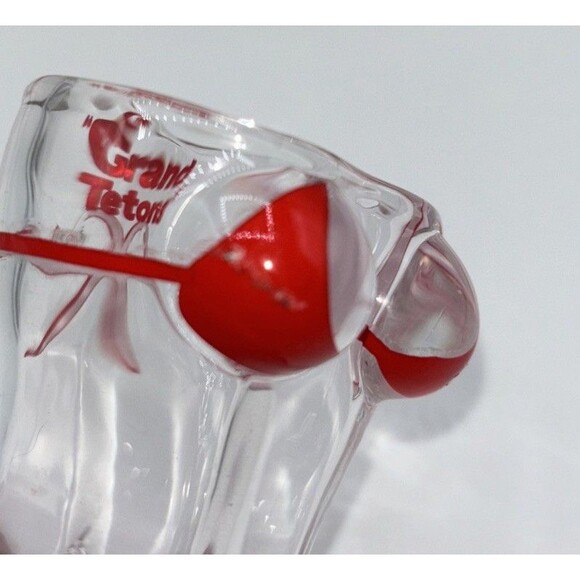 Grand Tetons BIKINI TOP & BOTTOM torso SHOT GLASS Souvenir 2.5" Party NEW - Picture 7 of 8